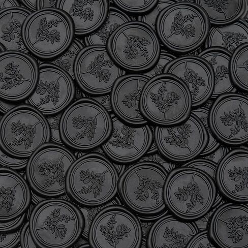 60 Pcs Emerald Green Wax Seal Stickers, Wedding Invitation Accessories Envelope Stickers - Self Adhesive Envelope Seals, Peferct for Invitation, Gift Box Craft Wrapping, Christmas Cards Decor in Kuwait