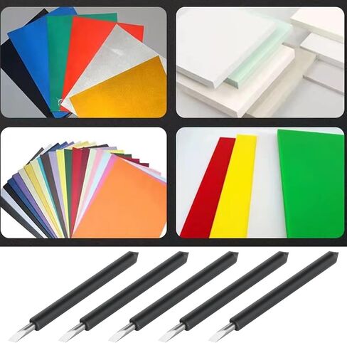Create idea 15Pcs Vinyl Cutting Blades 45 Degrees Fine Point Blade Compatible with Cricut Maker Maker3 Compatible with Explore Air Air2 23.8x17.3x4.7mm(Gold) in Saudi Arabia