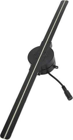 3D Hologram Fan,2000x224 Resolution Projector,LED Beads,HD Display,Custom Video Editing,Remote Control, for Business, Store, Party (US Plug) in Kuwait