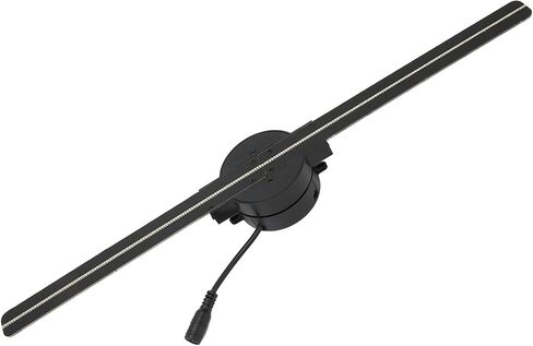 3D Hologram Fan,2000x224 Resolution Projector,LED Beads,HD Display,Custom Video Editing,Remote Control, for Business, Store, Party (US Plug) in Kuwait