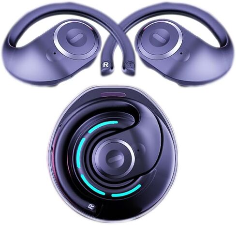 Open Ows Hanging Earphones 5.4 Bluetooth Earphones for Liberation Wireless Ear Hanging Bluetooth Headset Hy-T26 Out of Open Ear Headphones Air Bone Conduction Open Ear Earbuds Over The Ear Ear Buds in Saudi Arabia
