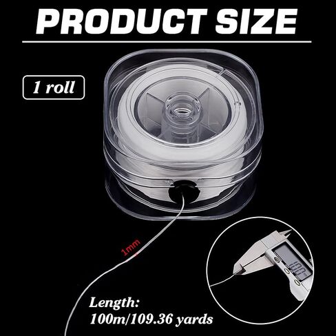 PH PandaHall 164 Yards Elastic String for Bracelets, 0.2mm Stretchy Bracelet String Cord Round Beading Thread Friendship Bracelet String for Seed Beads Bracelet Jewelry Making, White in Saudi Arabia