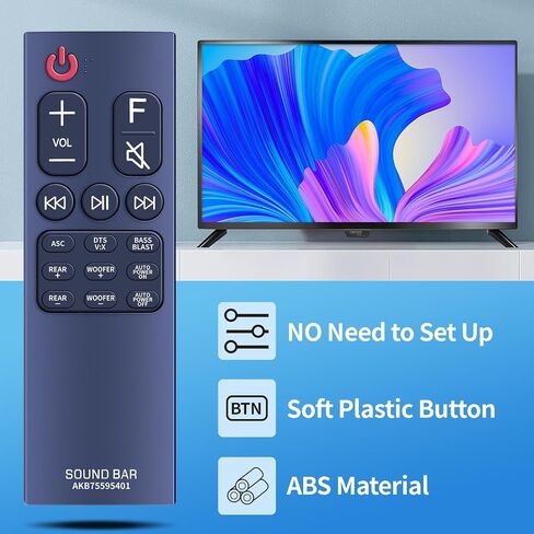 AKB75475301 جهاز تحكم عن بعد بديل لـ LG Sound Bar SK9Y SK6 SK8Y SK9 SK10Y SKM6Y SKC9 SK8 SK10 SK6Y SPK8-W SPK5B-W نظام مكبرات الصوت in Saudi Arabia