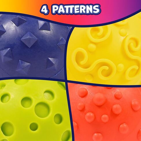 READY 2 LEARN Paint and Dough Mushroom Stampers - Set of 4 - Ages 2+ - Easy to Grip Arts and Crafts Tools for Kids - DIY Patterns and Textures in Saudi Arabia