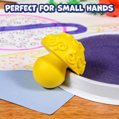 READY 2 LEARN Paint and Dough Mushroom Stampers - Set of 4 - Ages 2+ - Easy to Grip Arts and Crafts Tools for Kids - DIY Patterns and Textures in Saudi Arabia