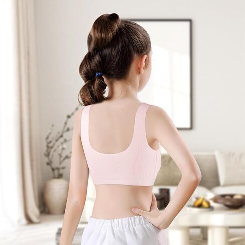 Phennie's Girls Sports Bra Training Bras Wireless Light Padded Bralette in Saudi Arabia