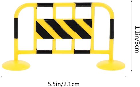 TOYANDONA 72 Pcs Mini Traffic Road Signs & Barricades Set - Educational, Language Skills & Social Studies - Traffic Safety Theme - Unisex - Ages Infant in Kuwait