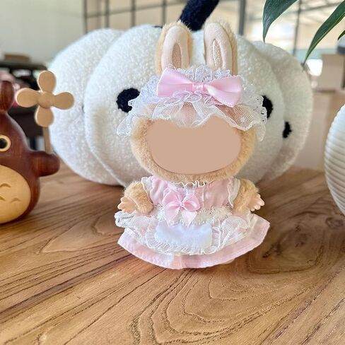 La Bu Bu Doll Cloths ، La Bu Bu Outfit ، Doll Princess Skirt ، ملابس دمية 17 سم مناسبة لإكسسوارات La Bu Bu 17cm ، لا دمية ، فقط الملابس in Kuwait
