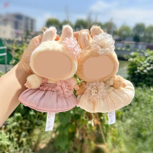 La Bu Bu Doll Cloths ، La Bu Bu Outfit ، Doll Princess Skirt ، ملابس دمية 17 سم مناسبة لإكسسوارات La Bu Bu 17cm ، لا دمية ، فقط الملابس in Kuwait