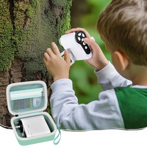 ANKHOH KIDS MICROSCOPE DASE for Barchrons for Hideal for DCorn for Winwend Handheld Mini Mini Pocket Digital Microscope Bag bag for SD (Box Only) (Green) (Green) in Kuwait