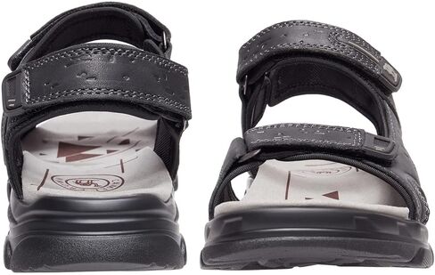 صنادل جلدية للرجال من CAMEL CROWN للتنزه في الهواء الطلق ورياضات الشاطئ المائية صنادل رجالي للصيف مع أشرطة مفتوحة عند الأصابع قابلة للتعديل in Kuwait