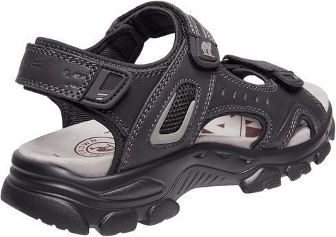 صنادل جلدية للرجال من CAMEL CROWN للتنزه في الهواء الطلق ورياضات الشاطئ المائية صنادل رجالي للصيف مع أشرطة مفتوحة عند الأصابع قابلة للتعديل in Kuwait