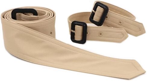 One Set of Trench Coat Belt and Sleeve Band Replacement Wind Coat Accessories for Overcoat Coat Windbreaker Jacket in Saudi Arabia