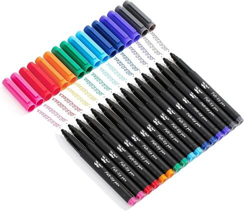 Mr. Pen- Felt Tip Pens, 8 Pack, 0.7mm Colorful Felt Pens, No Smear, Quick Dry in Saudi Arabia