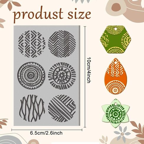 CHGCRAFT Cat Polymer Clay Texture Sheets Cat Paw Texture Stamp Sheets Clay Texture Mat Rubber Modeling Silhouette Pad Texture Sheets for Polymer Clay Jewelry and Clay Earrings Tools in Kuwait