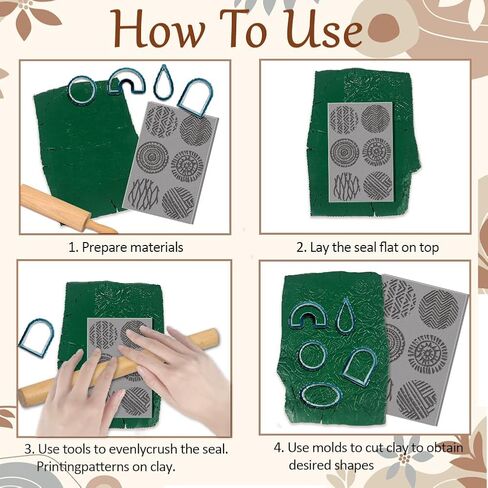 CHGCRAFT Cat Polymer Clay Texture Sheets Cat Paw Texture Stamp Sheets Clay Texture Mat Rubber Modeling Silhouette Pad Texture Sheets for Polymer Clay Jewelry and Clay Earrings Tools in Kuwait