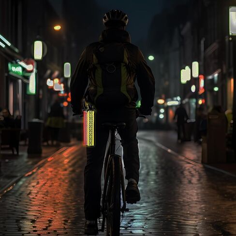 6Pcs Safety Reflective Strips, Night Reflector Pendants Reflector Backpack Tags Reflective Key Chains Strap with Hanging Buckle for Outdoor Climbing Camping Cycling in Saudi Arabia