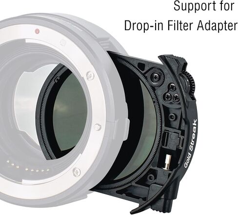 Meike Variable ND Filter for Canon and Meike MK-EFTR-C Drop-in Filter Mount Adapter EF to EOSR in Kuwait