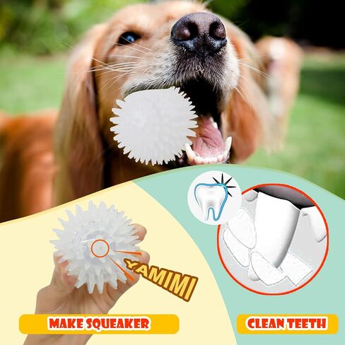 DKING 3PACK COMPACKY DOCK CALLS ، 2 In1 Funny Puppy Ball Toys ، Diardnist Dog Toy للكلاب الصغيرة المتوسطة (كرة المحيط) in Kuwait