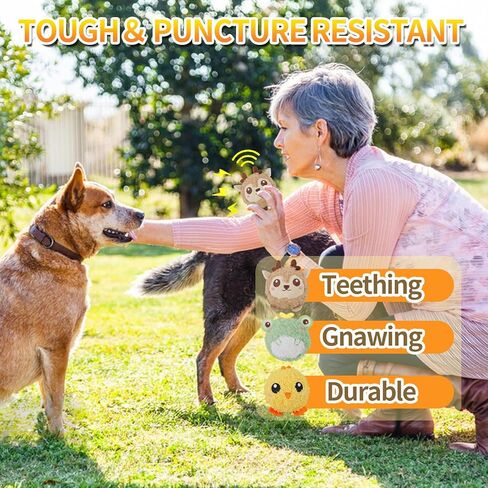 DKING 3Pack Squeaky Dog Balls,2 in1 Funny Puppy Ball Toys,Birthday Dog Toy for Small Medium Dogs (Farm Ball) in Kuwait