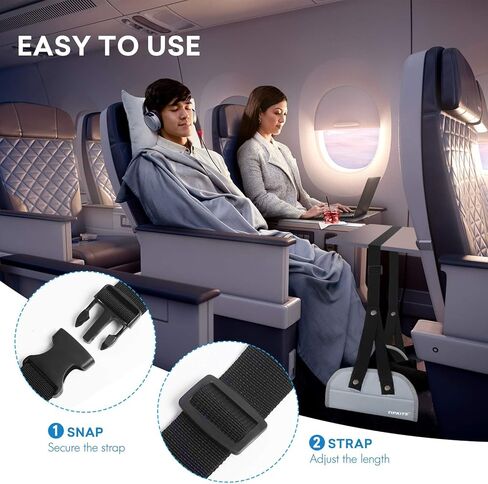 مسند للأقدام مع قاعدة مريحة بدون اشتباك ، راحة سفر محمولة مصنوعة من رغوة الذاكرة المتميزة ، وملحقات السفر للطائرات لتقليل التورم والألم ، والهدايا للمسافرين in Kuwait