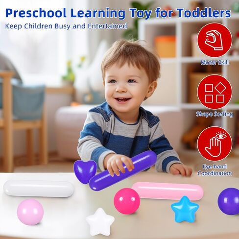 كرات حفرة الكرة في Starbolo للأطفال الصغار - كرات الكرة الملونة سحق كرات ألعاب بلاستيكية للألوان للأطفال الصغار حفر كرة الأطفال ، خيمة لعب الحفرة ، بركة الأطفال. in Kuwait