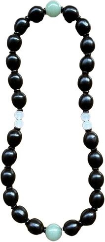 Handmade Prayer Beads Bracelet For Man And Woman Lotus Seeds Bead Bracelet With Natural Jade for Yoga And Meditation (MIDDLE-green) in Saudi Arabia
