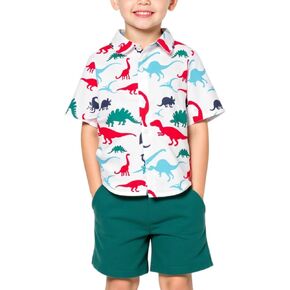 Little Bitty Toddler Boy Clothes Boys Summer Outfits Cotton Short Sleeve T-Shirt & Shorts Set 2-7Yrs in Saudi Arabia
