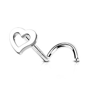 Oufer 925 Sterling Silver Flase Rings Brings for Women ، Heart Studs for Dietril Piercing ، 20G GUSTERING JOWNEDRY-7MM