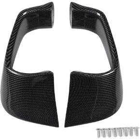 Winglet Fairing Wing,2PCS Motorcycle Fixed Wing Spoiler Aerodynamic Winglet Fairing Wing Kit Side Wing Decoration for YZF R1 2015-2023 (Carbon Fiber)