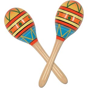 Beistle Fiesta Fun Party Maracas 8 Inches