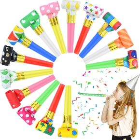 24 PCS Party Blower Blower Blower Blower Blower Blower Blower Flower Birstles Bierts for Party Favors (Rolling Paper Roll)