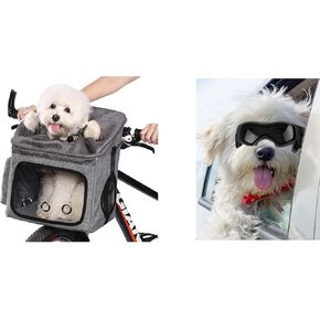 ownpets سلة دراجة الكلاب ونظارات الكلاب