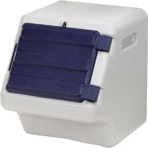 Coastal - Bergan - Stack -N -Stor Food Storage ، Beige and Navy ، 18 Gal (Medium)