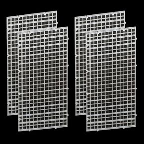 4 PCS Aquarium Fish Tank Plastic Grid لوحة بيضة صنا