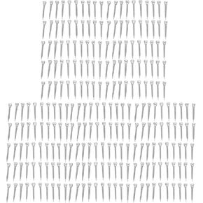 TOPINCN 250pcs Horseshoe Nails, 41mm/1.6in Horseshoe Nails High Tensile Strength Good Elasticity Crafted Steel Horse Shoes Nails Horseshoe Tools(FJ0RACE)