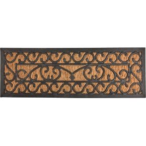 Esschert Design RB168 Long Scroll Work Rubber & Coir ممسحة