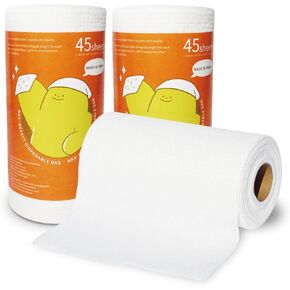 NNX Reusable Paper Towels – 270 counts, Small Business or Family) | Washable, Ultra-Absorbent & Durable | Plant-Based & Cleaning Rags for Kitchen, Workshop, Camping & Hiking Gear