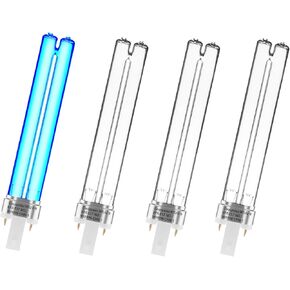 4 Pack 9 Watt UVC PL-S9/TUV G23 BASE BASE BASE LIGHT LIGHT LIGH
