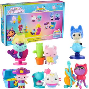 Gabby's Dollhouse, 12-Piece Story Figures Gift Pack, with 6 Toy Figures & 6 Dollhouse Accessories Set, Kids Toys for Girls & Boys Ages 3+