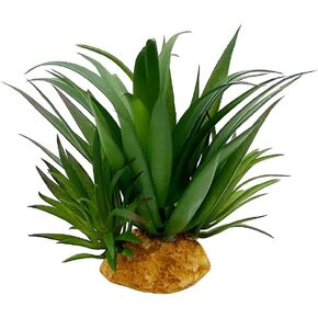 ناعم الزواحف النباتات الاصطناعية النضرة تيراريوم ديكورت الصحراء المطيرة الغابات المطيرة السحلية لحية الحرباء Gecko Snake دبابة سلاحف البحر البرمائية (مجموعة الصبار)