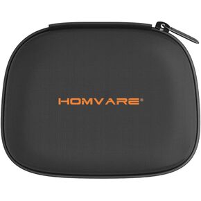 Hard Headphone Case Travel Bag with Handle and Wire Storage, Compatible with Sony, Behringer, Audio-Technica, JBL, Xo Vision, Bose, Beats - Large, Grey