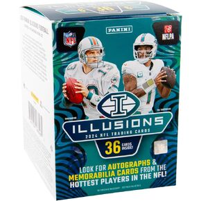 2024 Panini Illusions Football Blaster Box, 6 Packs Per Box, 6 Cards Per Pack