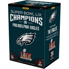 Panini Super Bowl LIX Champions Philadelphia Eagles Trading Cards Set, 36 Cards, Limited Edition, NFL Licensed