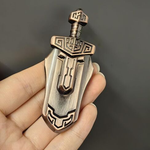 EDC Sword Decompression Toys Fidget Sliders Fidget Toys Stress Relief for Adults Magnetic Metal Toys Anti-Anxiety Office Desk Toys (Grey) in Saudi Arabia