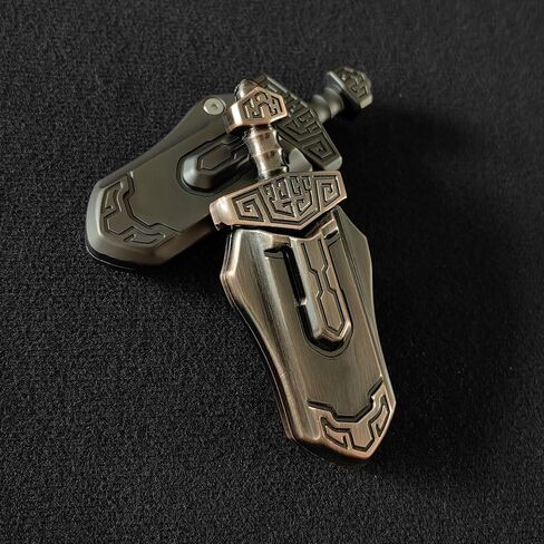 EDC Sword Decompression Toys Fidget Sliders Fidget Toys Stress Relief for Adults Magnetic Metal Toys Anti-Anxiety Office Desk Toys (Grey) in Saudi Arabia
