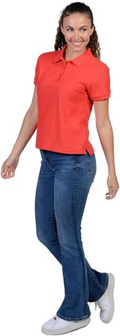 INGEAR Short Sleeve Polo Shirt for Women, Casual Uniform Top in Kuwait