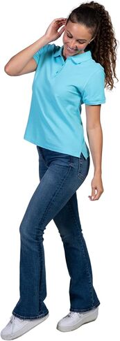 INGEAR Short Sleeve Polo Shirt for Women, Casual Uniform Top in Saudi Arabia