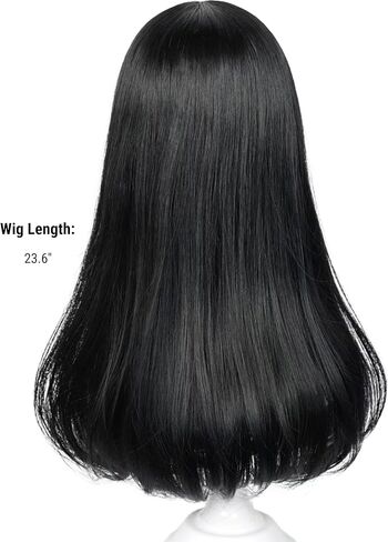 Kids Princess Wig Long Red Braid Wig + Crown Headband + Necklace + Wig Cap for Girls Toddler, Pre-styled Wigs Synthetic Fiber Hair for Halloween Party in Kuwait