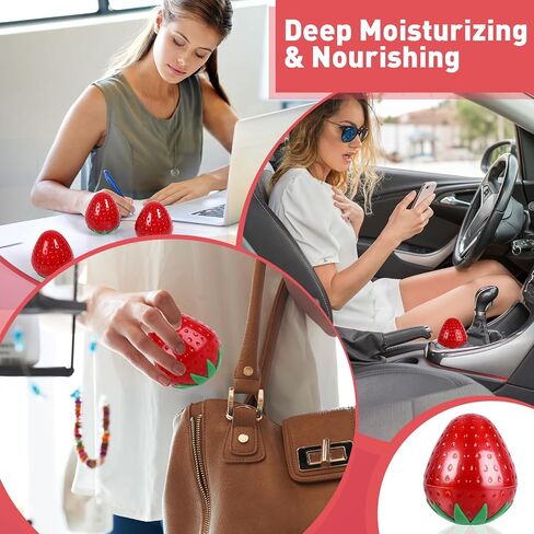 4 Pack Hand Cream Gifts Set For Women, Easter Basket Stuffers, Hand Lotion for Dry Cracked Hands, Mothers Day Gifts for Mom and Teacher Appreciation Gifts, 1.06 Oz (Strawberry, Pear, Lemon, Peach) in Saudi Arabia
